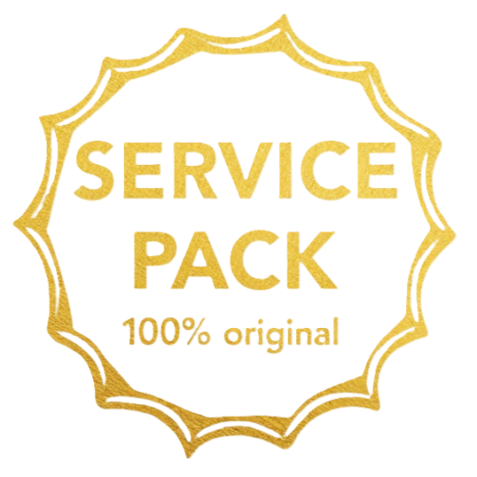 100% origin&aacute;ln&iacute; s garanc&iacute; (Service Pack)