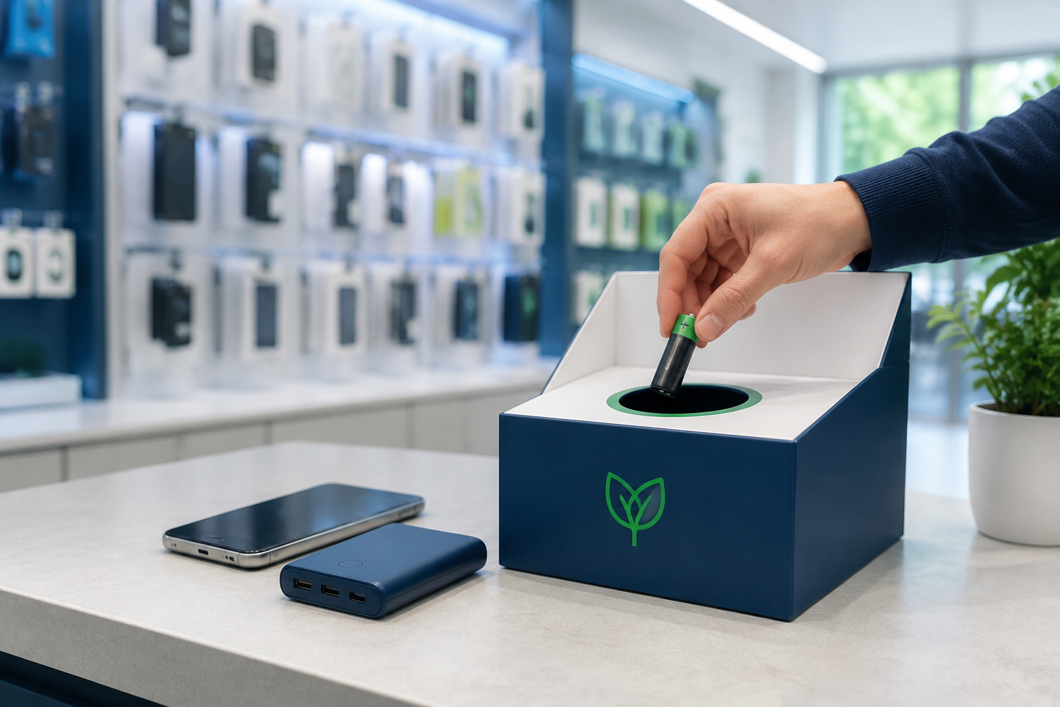 Bezpečn&eacute; odevzd&aacute;n&iacute; použit&eacute; baterie a drobn&eacute;ho elektra k recyklaci
