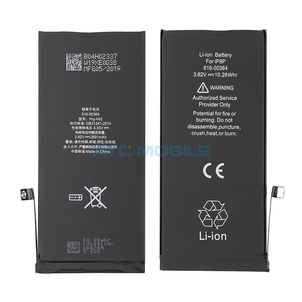 IPH8P-BAT1 iPhone 8 Plus lepen&iacute; LCD voděodoln&eacute; b&iacute;l&eacute;, origin&aacute;ln&iacute;