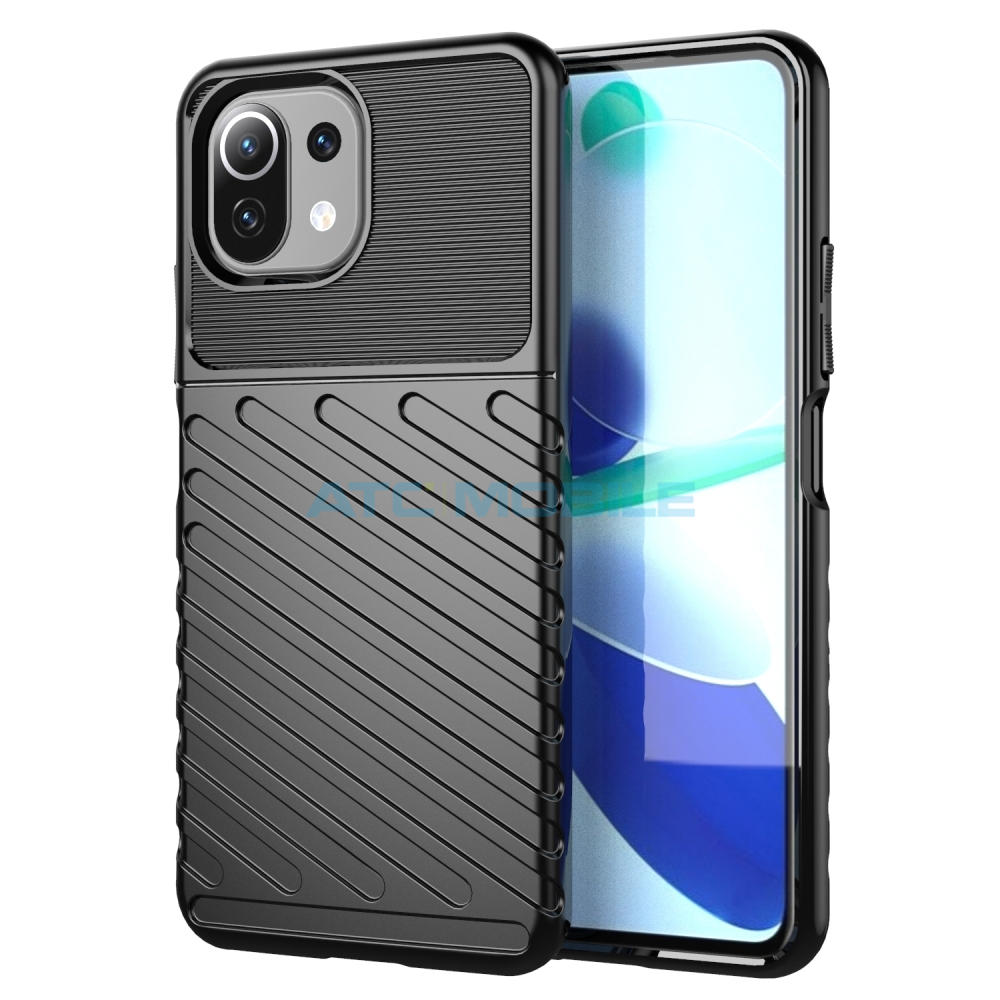 ATC-BCKSP-XIAMI11LBK Tvrzené sklo FIXED Full-Cover Xiaomi Mi 11 Lite, Mi 11 Lite 5G, Mi 11 Lite 5G NE černé, plné krytí