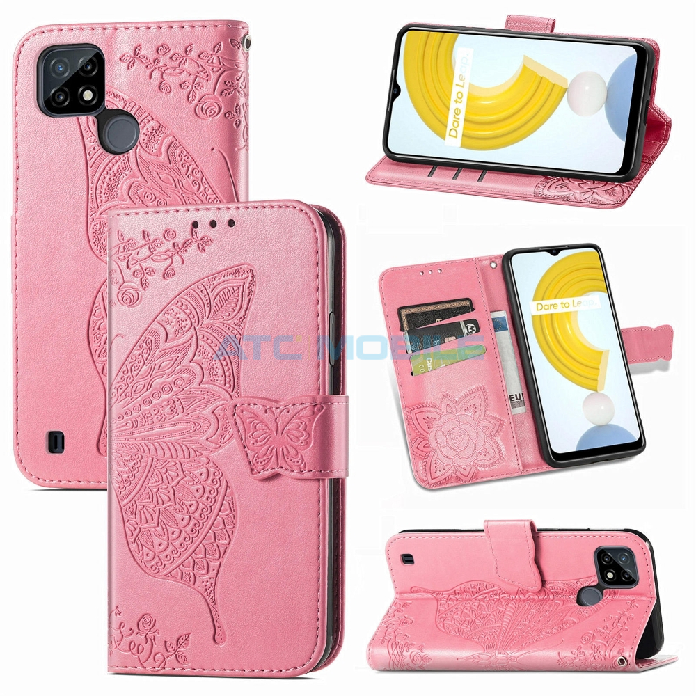 ATC-BOOK-REAL21YBFPK Pouzdro Magnetic Case Realme C21-Y (RMX3263), C25-Y (RMX3269) Carbon Fiber černé