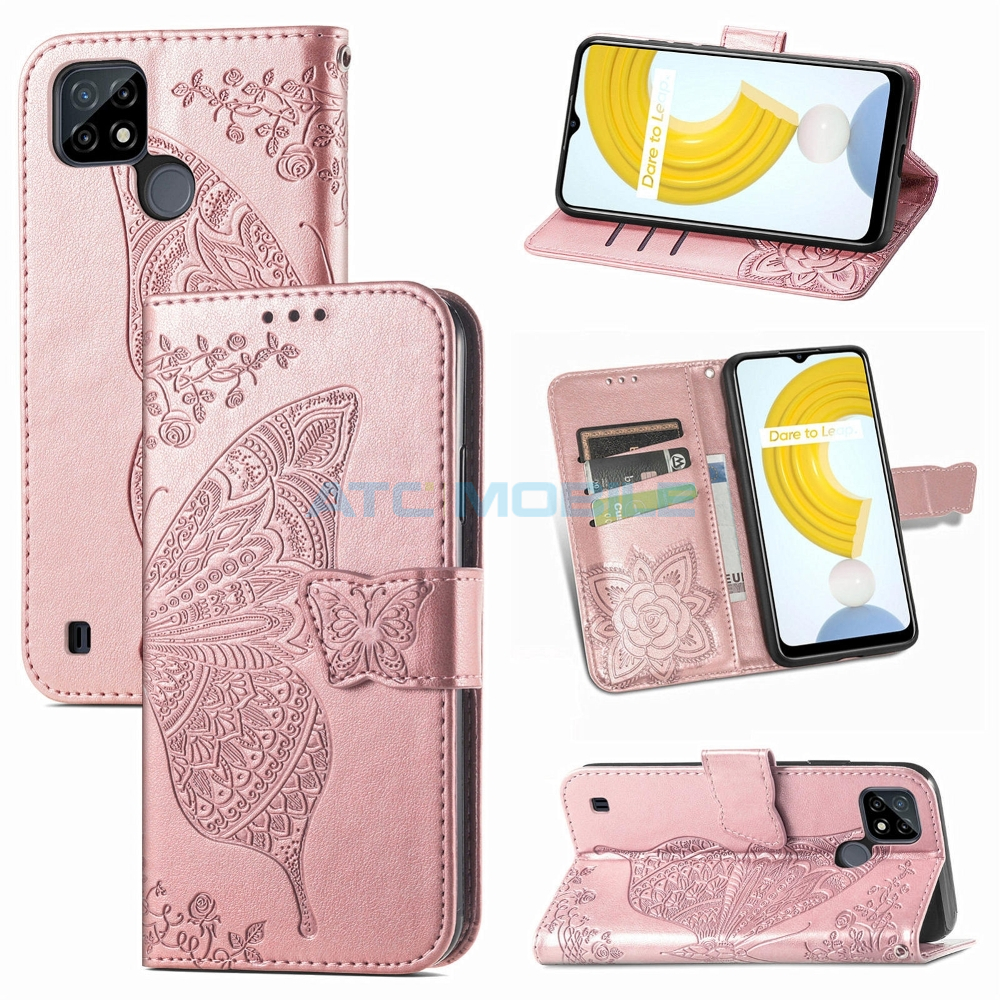 ATC-BOOK-REAL21YBFRGD Pouzdro Magnetic Case Realme C21-Y (RMX3263), C25-Y (RMX3269) Carbon Fiber černé