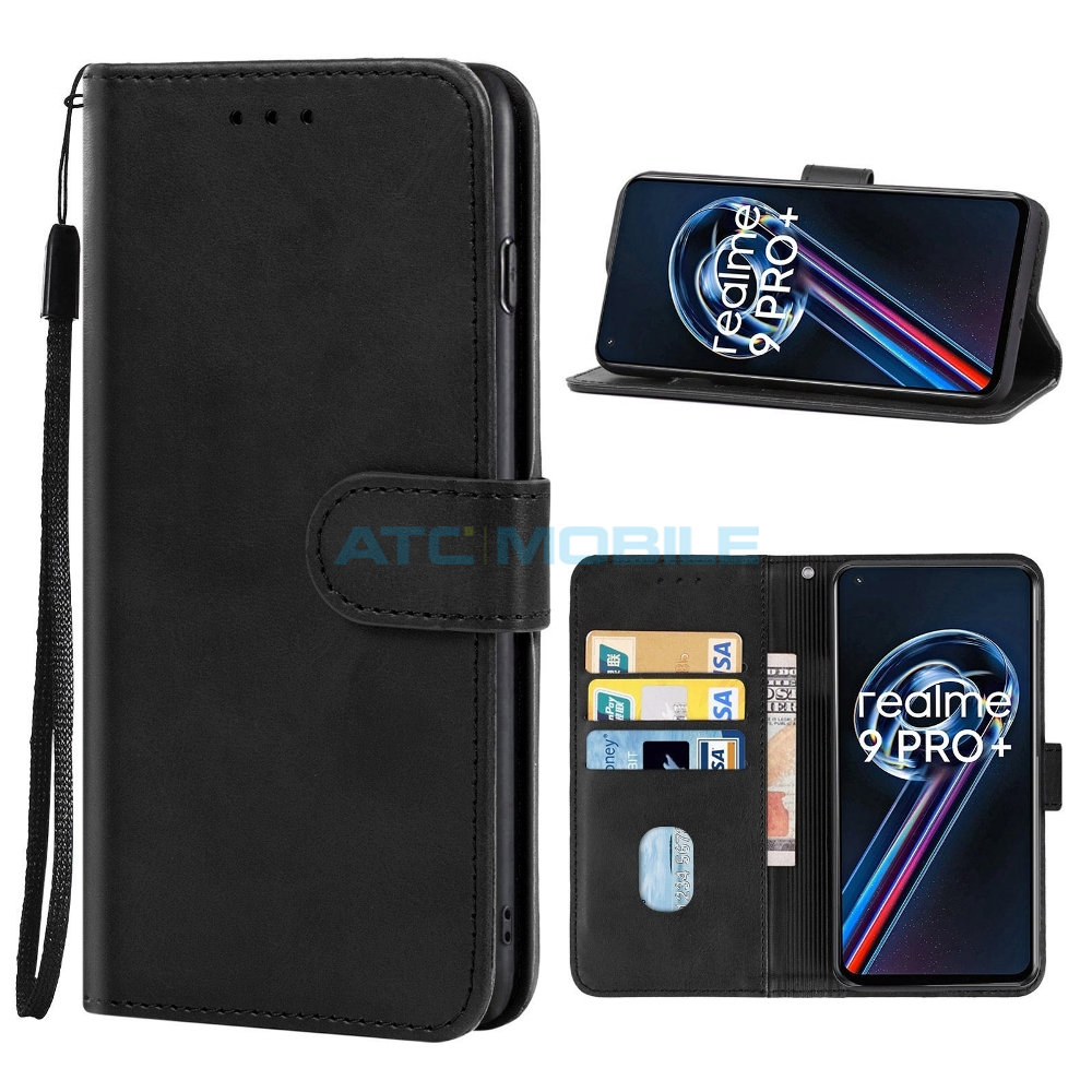 ATC-BOOK-REAL9PPBK Zadní kryt Realme 9 Pro+ (RMX3392, RMX3393) černý