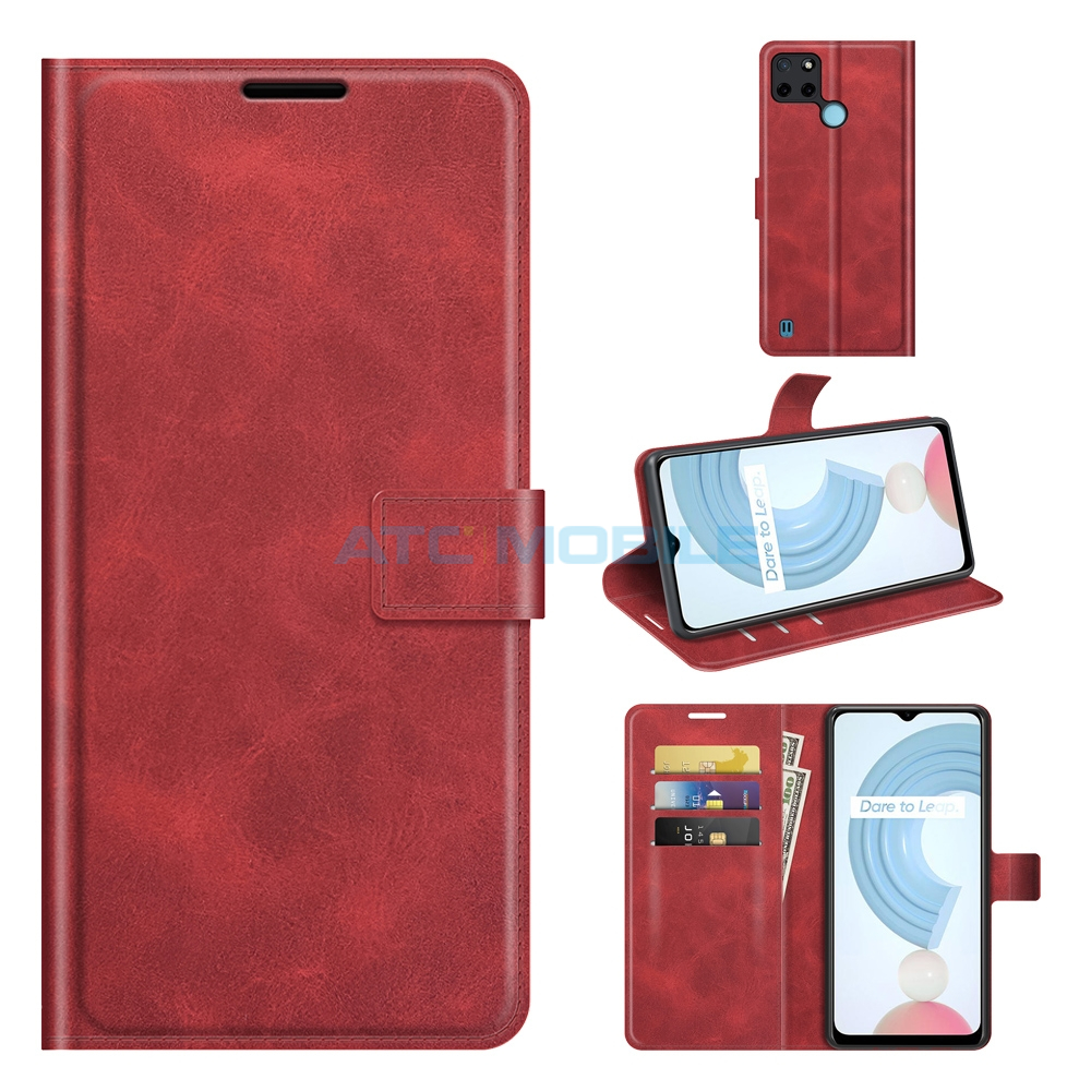 ATC-BOOK-REALC21YRCTRD Pouzdro Magnetic Case Realme C21-Y (RMX3263), C25-Y (RMX3269) Carbon Fiber černé