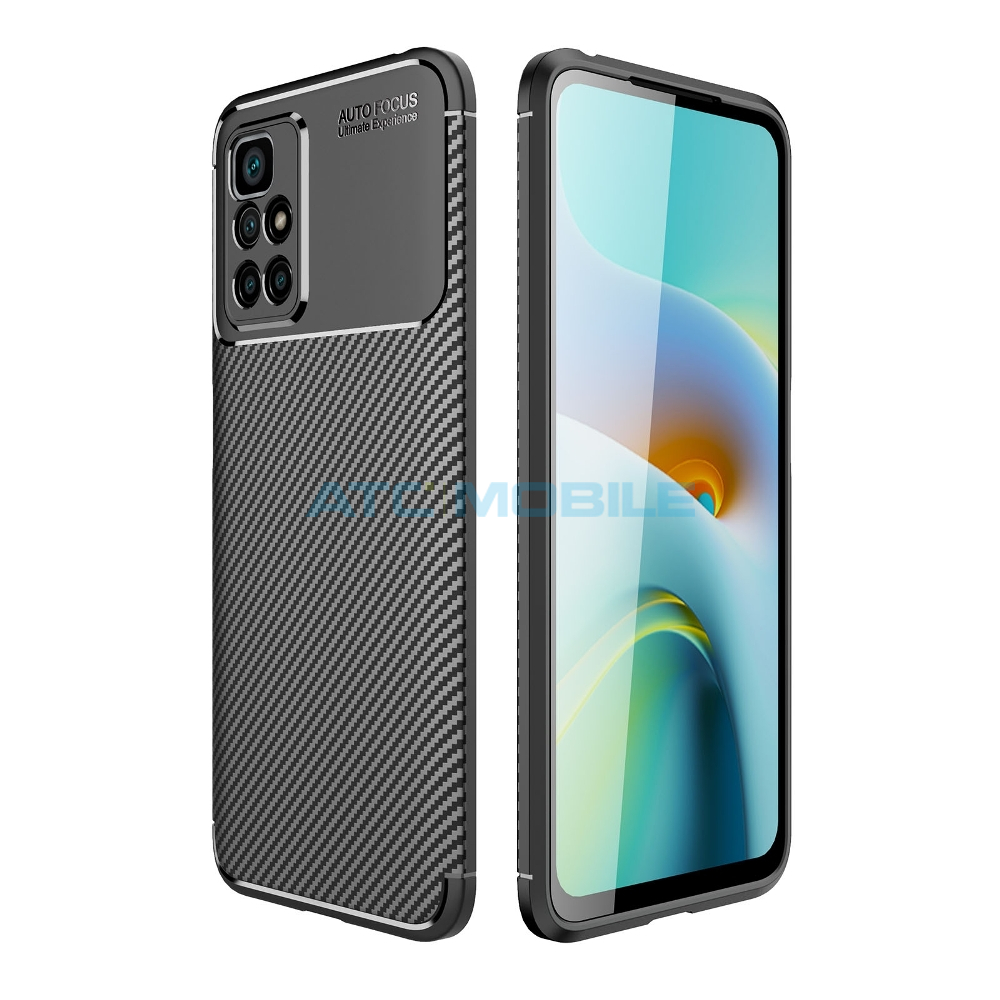 ATC-CARBONBC-XIAR10BK Měkk&yacute; TPU kryt Xiaomi Redmi 10 transparentn&iacute;, ultratenk&yacute; (0,75mm)