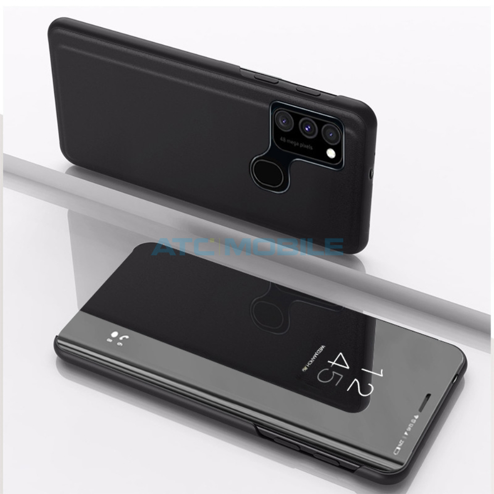 ATC-FLIP-OPA53BK Pouzdro Flip Plated Mirror Oppo A53 2020 modré