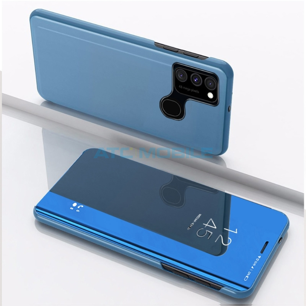Pouzdro Flip Plated Mirror Oppo A53 2020 modré Pouzdro Flip Plated Mirror Oppo A53 2020 modré