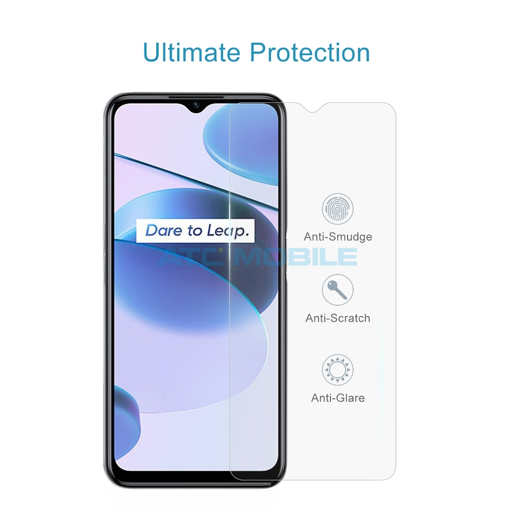 ATC-GLASS-REALC35TR Kryt Realme C35 (RMX3511) s kroužkem černý