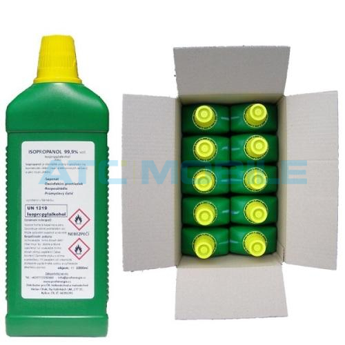 Izopropyl alkohol 99,9 % 1 l, láhev Izopropyl alkohol 99,9 % 1 l, láhev