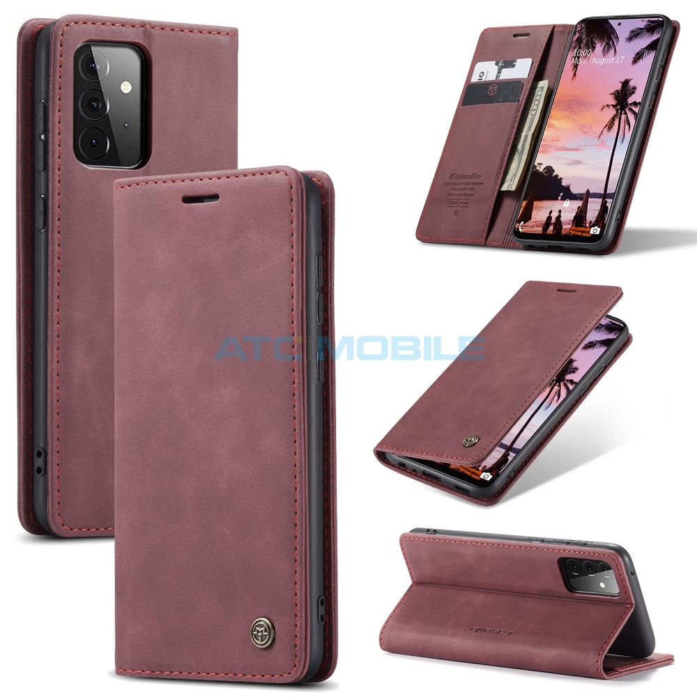 CASEME-SGA726WR Pouzdro CaseMe Magnetic Book Samsung Galaxy A72 (SM-A725), A72 5G (SM-A726) hnědé
