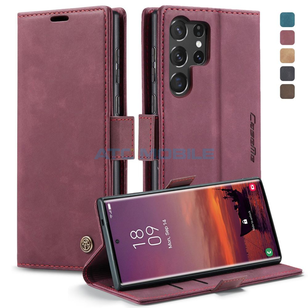 CASEME-SGS938WRD Pouzdro CaseMe Book Samsung Galaxy S25 Ultra 5G (SM-S938B) černé