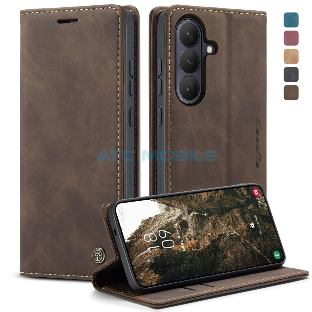 CASEME-SGS946CO Pouzdro CaseMe Book Samsung Galaxy S26+ 5G (SM-S946B) červené