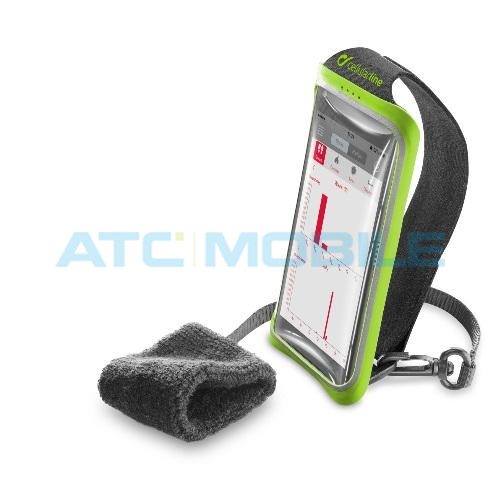 Sportovní pouzdro CellularLine HANDBAND, pro smartphony do velikosti 5,2, černá Sportovní pouzdro CellularLine HANDBAND, pro smartphony do velikosti 5,2, černá