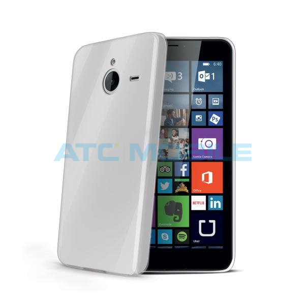 CELLY-GELSKIN478 Displej + dotyk + kryt Microsoft Lumia 650 stříbrný - 00814H6