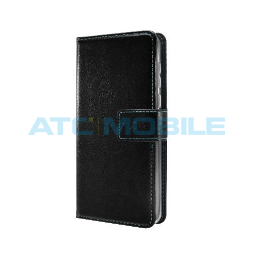 FIXED-BOOKO-106BK FIXED Full-Cover Huawei Y5p (DRA-L29A) černé, lepení přes celý displej