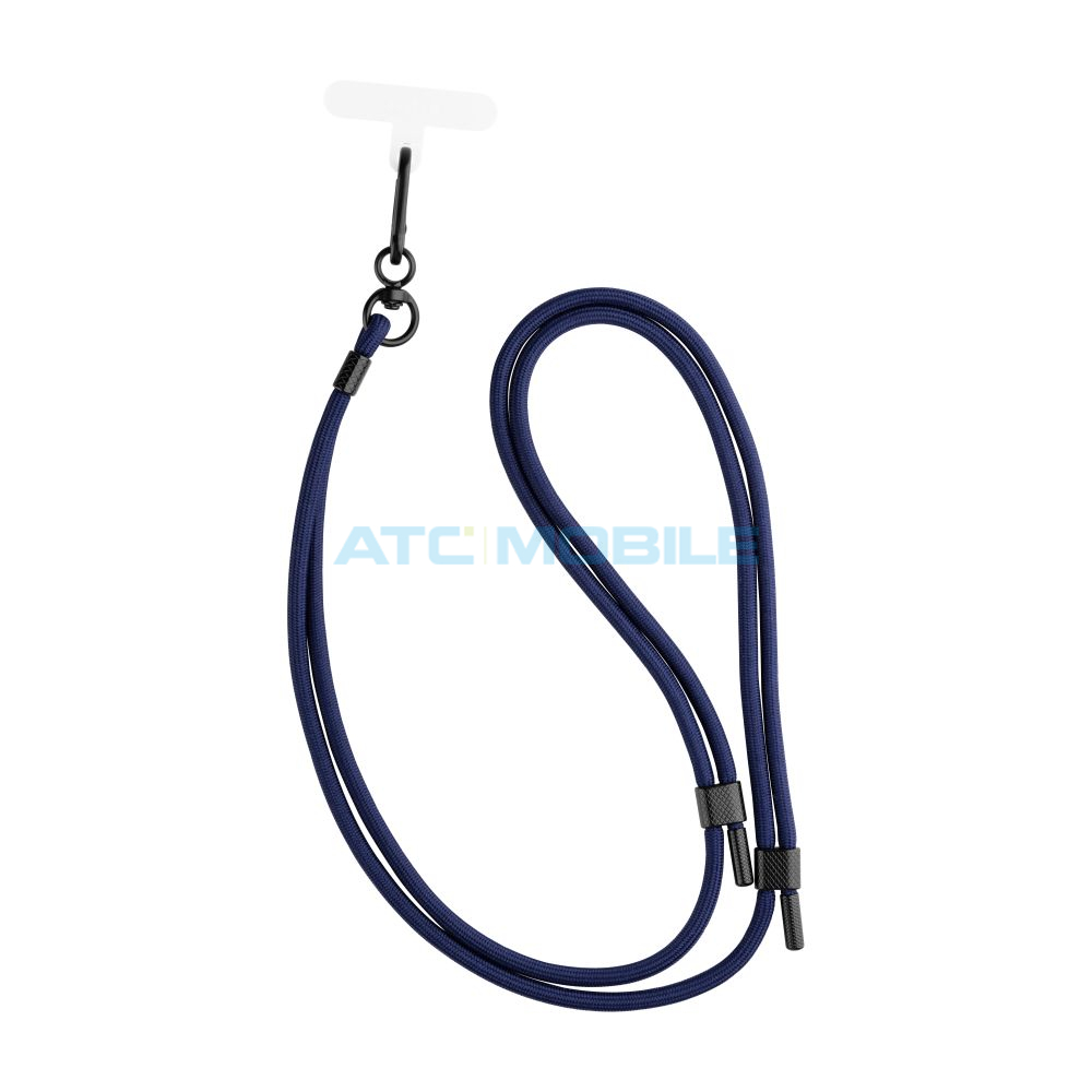 Univerzální šňůrka FIXED NeckUni pro telefony se zadním krytem, modrá Univerzální šňůrka FIXED NeckUni pro telefony se zadním krytem, modrá