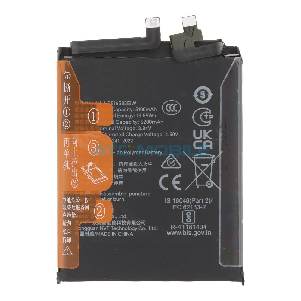 HB516585EIW-OEM Displej + dotyk + kryt Honor 200 Pro (ELP-LX9) černý (Service Pack) - H0235AKHM