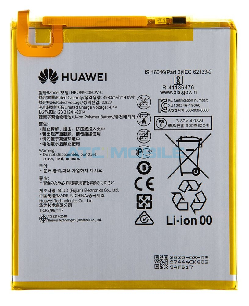 HB2899C0ECW Flex ON/OFF a tlač&iacute;tek hlasitosti Huawei MediaPad T5 10 (AGS2-W09, AGS2-L09)