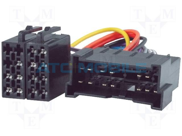 Adaptér ISO - Hyundai Atos, Sonata (8/98-), Sonica, Kia Rio II, Shuma II, Carens II, Sorento, Joice, Adaptér ISO - Hyundai Atos, Sonata (8/98-), Sonica, Kia Rio II, Shuma II, Carens II, Sorento, Joice,
