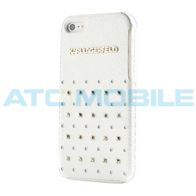 iPhone 4/4S zadní kryt Karl Lagerfeld Trendy s cvočky bílý iPhone 4/4S zadní kryt Karl Lagerfeld Trendy s cvočky bílý