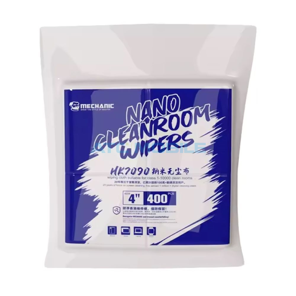 Nano čistící hadřík Mechanic HK7090 Dust-free 10x10 cm (400ks) Nano čistící hadřík Mechanic HK7090 Dust-free 10x10 cm (400ks)