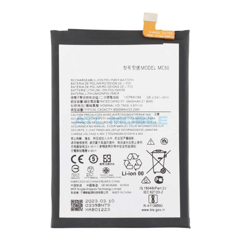 MC50_1 Displej + dotyk + kryt Motorola Moto G60s (XT2133-2) černý (Service Pack) - 5D68C19075