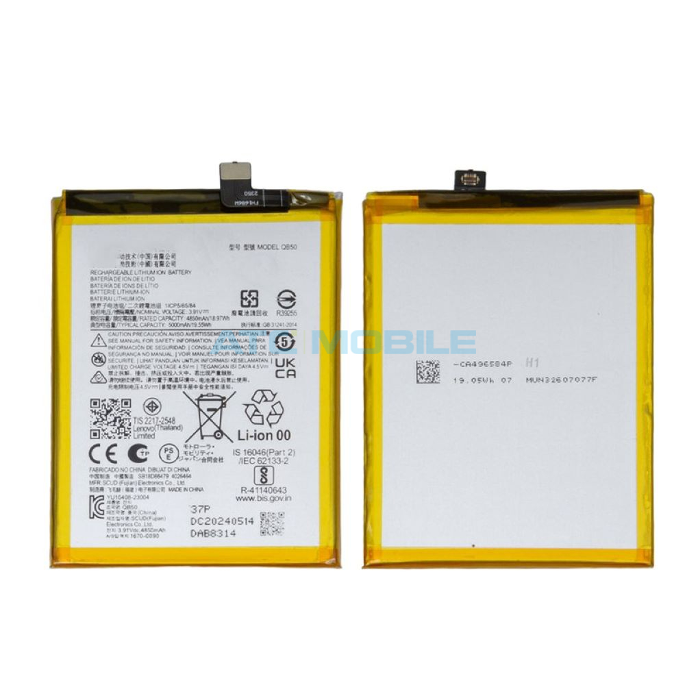 QB50-OEM Displej + dotyk + kryt Motorola Moto G84 5G (XT2347) černý (Service Pack)- 5D68C23231