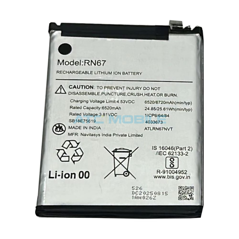 RN67-OEM Tvrzené sklo IMAK Pro+ Motorola Moto G86 5G, G86 Power 5G (XT2527) černé, 2,5D