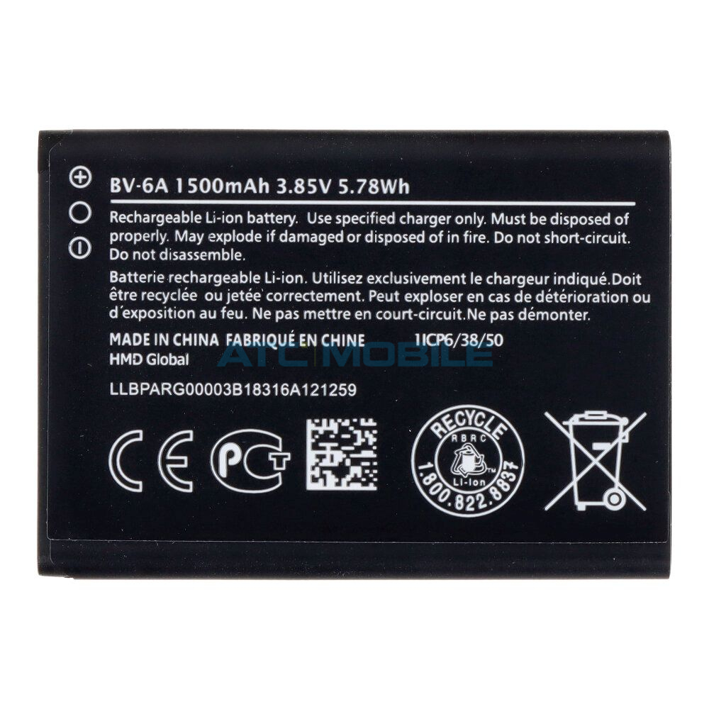 Baterie Nokia BV-6A Nokia 8110 4G, 2720 Flip 4G Baterie Nokia BV-6A Nokia 8110 4G, 2720 Flip 4G