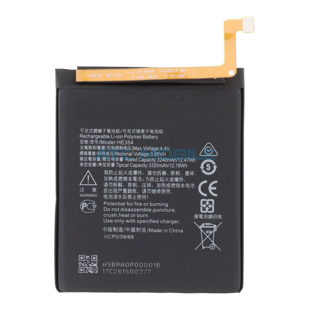 HE354-BULK_2 Tvrzen&eacute; sklo FIXED Full-Cover Nokia 9 Pureview (TA-1082, TA-1087) čern&eacute;