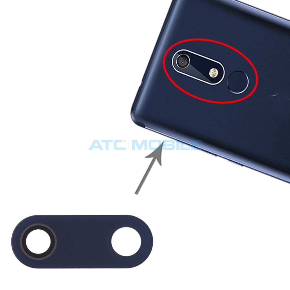 N51-CAMLENS Fixed zadní ultratenký kryt Nokia 5.1 (TA-1075, TA-1081), bezbarvý, 0.6mm