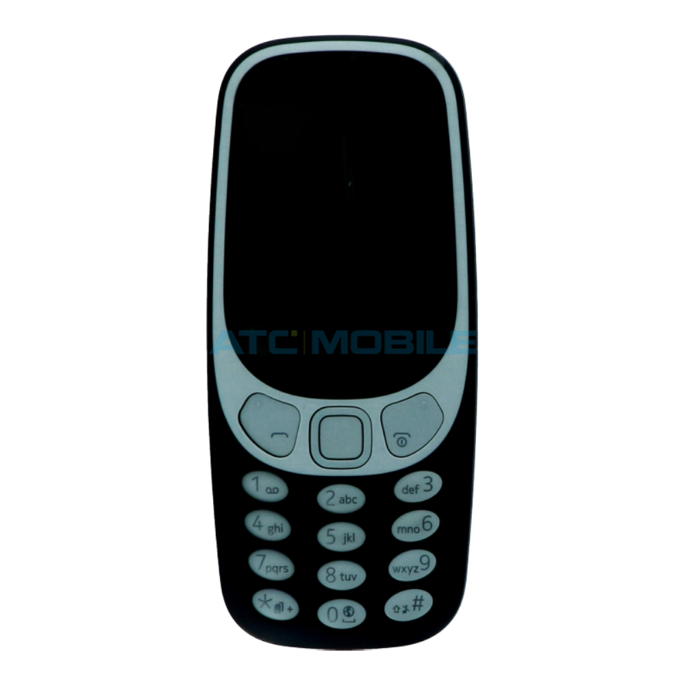 Přední, zadní kryt a klávesnice Nokia 3310 (2017) černý Přední, zadní kryt a klávesnice Nokia 3310 (2017) černý