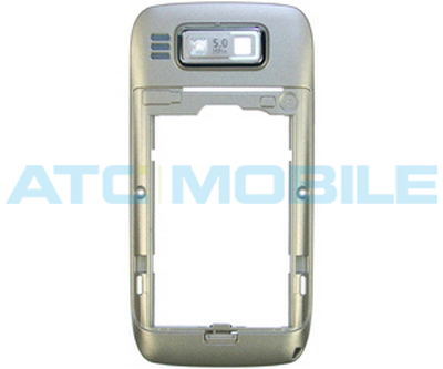 Střední kryt Nokia E-72, barva hnědá (Topaz Brown), včetně dvířek paměťové karty, reproduktorů HF, o Střední kryt Nokia E-72, barva hnědá (Topaz Brown), včetně dvířek paměťové karty, reproduktorů HF, o
