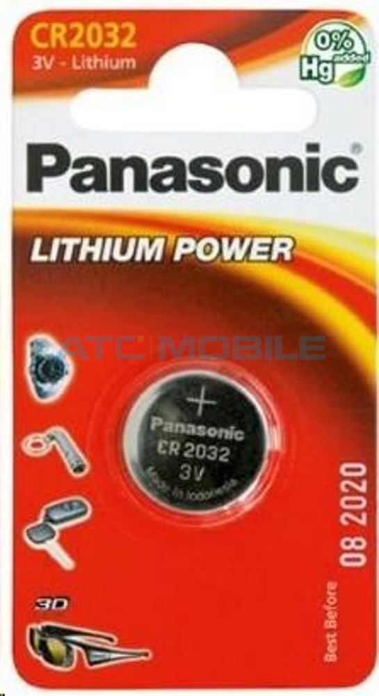 Baterie Panasonic CR 2032 lithiová (3V) Baterie Panasonic CR 2032 lithiová (3V)