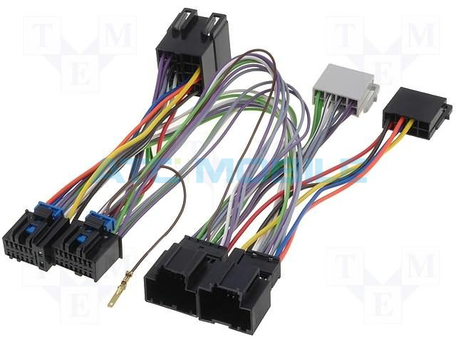 Adaptér pro HF sadu ISO/Chevrolet, Deawoo, Saab Adaptér pro HF sadu ISO/Chevrolet, Deawoo, Saab