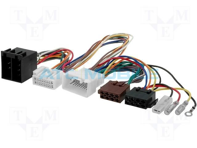 Adaptér pro HF sadu ISO/Mitsubishi, Citroën, Peugeot Adaptér pro HF sadu ISO/Mitsubishi, Citroën, Peugeot