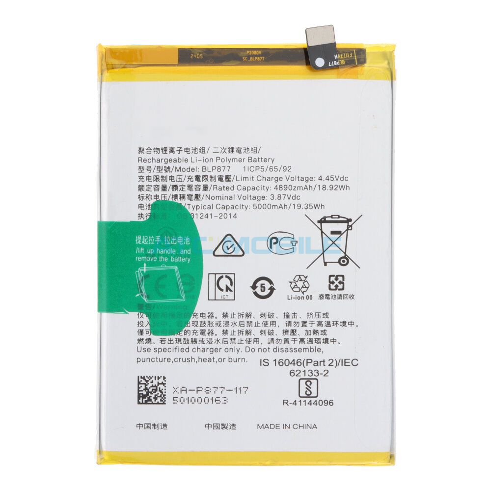 BLP877 Kryt Realme C35 (RMX3511) s kroužkem černý