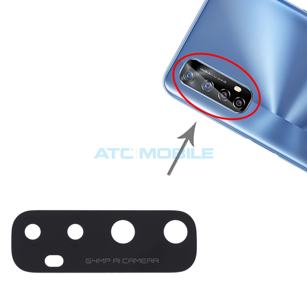 REAL-7-CAMLENS Tvrzené sklo 3D PINWUYO Realme 7 černé