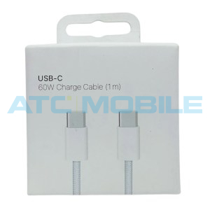 Kabel Apple USB-C / USB-C 60W b&iacute;l&yacute;, 1m