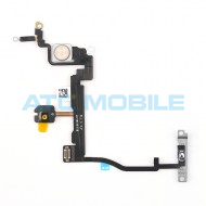 iPhone 11 Pro flex kabel s tlač&iacute;tky ON/OFF s drž&aacute;kem a bleskem