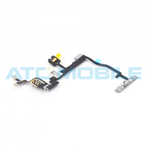 iPhone 11 Pro flex kabel s tlač&iacute;tky ON/OFF s drž&aacute;kem a bleskem, origin&aacute;ln&iacute;