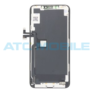 iPhone 11 Pro Max displej + dotyk + r&aacute;m čern&yacute; (TOP Hard OLED, bez hl&aacute;&scaron;ky)