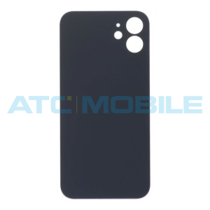 iPhone 12 zadn&iacute; kryt (sklo) fialov&yacute; s logem (Premium) - Big Hole 
