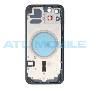 iPhone 13 zadn&iacute; kryt (sklo) s logem, r&aacute;mem čern&yacute; včetně drž&aacute;ku SIM a tlač&iacute;tek, EU verze (OEM)
