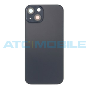 iPhone 13 zadn&iacute; kryt (sklo) s logem, r&aacute;mem čern&yacute; včetně drž&aacute;ku SIM a tlač&iacute;tek, EU verze (OEM)