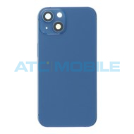 iPhone 13 zadn&iacute; kryt (sklo) s logem, r&aacute;mem modr&yacute; včetně drž&aacute;ku SIM a tlač&iacute;tek, EU verze (OEM)