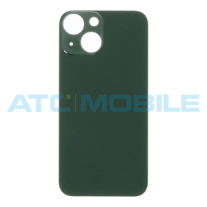 iPhone 13 Mini zadn&iacute; kryt (sklo) zelen&yacute; s logem (Premium) - Big Hole 