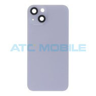 iPhone 14 zadn&iacute; kryt s logem, r&aacute;mem včetně skl&iacute;ček kamer fialov&yacute; (OEM)