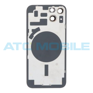 iPhone 14 zadn&iacute; kryt s logem, r&aacute;mem včetně skl&iacute;ček kamer červen&yacute; (OEM)