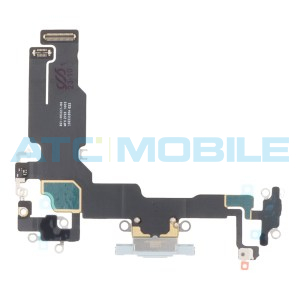 iPhone 15 flex nab&iacute;jec&iacute;ho konektoru modr&yacute;